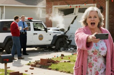 HOA Karen’s Daughter Crashed Her Jeep Into My Wall But Hoa Screamed ‘Your Wall Destroyed My Daughter’s Jeep!’ — The Day a Karen Tried to Flip Reality, Rewrite Physics, and Turn My Front Yard Into the Crime Scene of Her Daughter’s Reckless Crash …