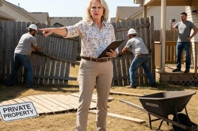 I Watched the HOA Destroy My Fence — So I Turned Their Pool Into a Mud Pit…     I knew something was wrong the moment I turned onto my driveway. My horses were restless pacing in the corral and the afternoon sun shone on something that shouldn’t have been there. An open stretch of land where my fence used to stand. The entire line of posts was gone.