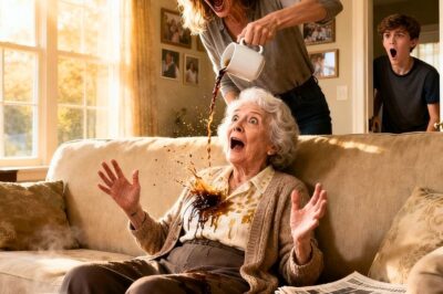 If I had known that one cup of coffee could strip away sixty-five years of dignity in seconds, I might have stayed in bed that morning. But life has a cruel way of exposing not only our frailty but the cracks in the family we once believed unbreakable.