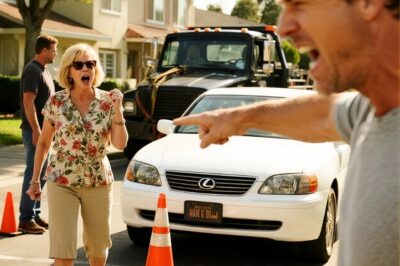 HOA Karen Blocked My Driveway With Cones, So I Had Her Car Towed From My Private Road…     I knew the morning was going sideways the second I saw the orange cones. Three of them bright, bold, and right across my driveway.
