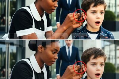 For 10 years, the millionaire’s son lived in total silence. Doctors said it was hopeless. Then, a new maid noticed something everyone else had missed… what she pulled from his ear left the entire family speechless…//…Silence in the Thompson mansion was normal, a cold, sterile silence ordered by its owner. But this was different. This was a heavy, terrifying stillness, broken only by the sound of a man gasping for air. “Grace, what did you do?” The butler’s voice was a strained whisper. He stood frozen by the archway, his face pale, staring at the scene.