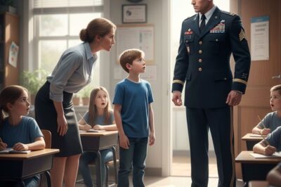 The teacher called him a liar for saying his dad worked at the Pentagon! Until a man in uniform walked in and said, “I’m here for my son!” All The class froze…//…The crisp morning air inside the Carter household felt heavy, charged with a tension that had nothing to do with the typical rush for the school bus. Jonathan Carter, the strategic mastermind responsible for safeguarding a nation, stood before his bedroom mirror adjusting a tie that felt less like a fashion accessory and more like armor.