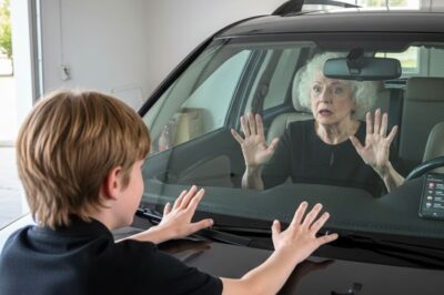 “Don’t start the car!” grandson cried before my husband funeral. Then something terrible happened/…     I was on my way out for my husband’s funeral when my grandson ran into the garage, pale and sobbing.