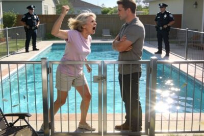 HOA Karen Called 911 When I Closed My Own Pool — But She Had No Idea What I Discovered! I had closed my pool dozens of times before that weekend, and it had always been a simple,