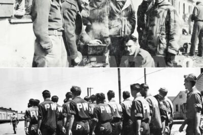 CH2 . German POWs Were Shocked By America’s Industrial Might After Arriving In The United States… June 4th, 1943. Railroad Street, Mexia, Texas. The pencil trembled slightly as Unafitzia Verer Burkhart wrote in his hidden diary, recording words that would have earned him solitary confinement if discovered by his own officers. The Americans must be lying to us. No nation could possess such abundance while fighting a war on two fronts.