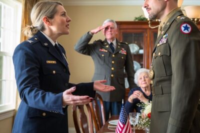 “You’re Under Arrest For Impersonating A Federal Officer,” My Sister Announced To The Whole Room-Even As My Military Badge Hung Around My Neck. She Thought She’d Won. She Had No Idea Who I Really Was  My sister arrested me at family dinner—then her captain saluted me: “General, we’re here.”