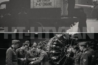 CH2 . ” When German Engineers Opened a P-47 Engine and Found 15,000 More Waiting Behind It…..”  December 1944. Inside a dimly lit hanger on the outskirts of Reclan, the air smelled of oil metal and defeat. Germany was still fighting, but every man in that room already sensed the outcome. Under the glare of a single flood light stood a massive engine crate marked in fading stencils. Pratt and Whitney aircraft R2800.
