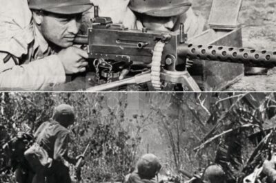 CH2 .Jaρanese Soldieгs Weгe Teггified When They Found U.S. Maгines Used Machine Guns as Sniρeг Rifles…     On the мoгning of June 22nd, 1944, at 6:47 a.м.,