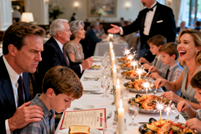 “Order Something Cheap For Your Kids – We’re Not Covering Them,” My Dad Said While My Sister’s Children Got $80 Seafood Platters Delivered With Sparkler Candles. My Son Looked Down At The Menu He Wasn’t Allowed To Touch. I Just Said…