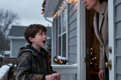 On Christmas night at my grandma’s house, I knocked on the door with my six-year-old son. My mom peeked out and coldly said, “Go home. There’s no room left.” So, we left. 10 minutes later, my grandma called furious. “Come back right now.” What happened after we returned left my parents and brother completely stunned.