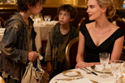 Can We Have Your Leftovers Ma? – But When The Millionaire Looked At Them Everything Changed…