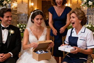 At my daughter’s wedding, her mother-in-law delivered a gift box. When my daughter opened it, she found a domestic work uniform inside.