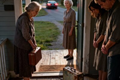 My parents dumped my grandma at my doorstep at 5:30 AM like she was trash—so they could house their golden boy. A year later, they came back begging… but she wasn’t the same “burden” anymore…