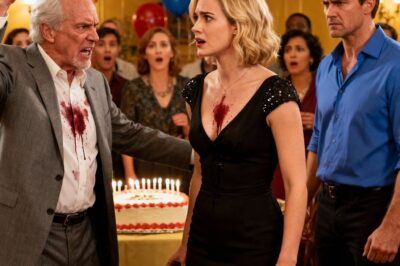 At my father-in-law’s birthday party, I accidentally spilled wine on him. He punched me in the face—blood hit the floor—and yelled, “stupid maid! wash my shirt!” My husband said: “apologize… or get out.” So I left… But when they got home… 68 missed calls