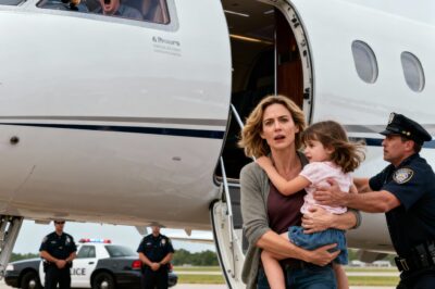 On My In-Laws’ Private Plane My 4-Year-Old Daughter And I Were Shoved Toward The Open Door. My Mother Whispered “Nobody Will Find You At 30,000 Feet.” My Husband Laughed “Fall Like The Trash You Are!” I Grabbed My Daughter As We Were Pushed Out. Six Hours Later, When They Landed, Police Were Waiting. When They Saw What Was In The Cockpit My Husband Started Shrieking..
