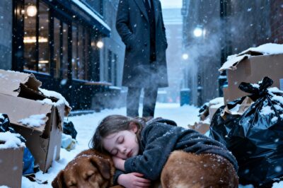 A hardworking single-dad CEO finds a little girl sleeping on trash with her dog— and the truth he learns shatters him. “Please don’t take my dog. He’s all I have.” “I’m not here to take him.” That Christmas Eve, a single dad CEO found a little girl and her dog sleeping on trash. The truth behind it shattered him.
