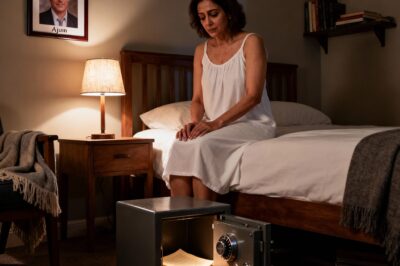 I married my late husband’s best friend, but on our wedding night, he said, “There’s something in the safe you need to read before our first night together.”