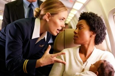 SHE HUMILIATED A BLACK MOTHER WITH A BABY IN HER ARMS — WITHOUT REALIZING THE WOMAN’S HUSBAND OWNS THE AIRLINE