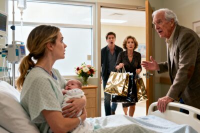 WHEN MY GRANDFATHER WALKED IN AFTER I GAVE BIRTH, HE SAID: “MY DEAR, WASN’T THE 250,000 I SENT YOU EVERY MONTH ENOUGH?” — MY HEART FROZE: “GRANDPA… WHAT MONEY?”